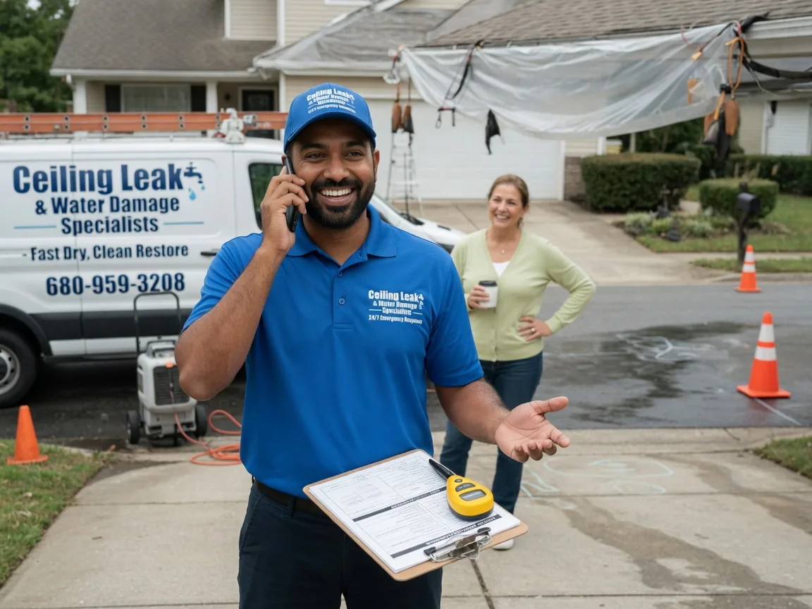 Ceiling Leak Cleanup Camp Verde, AZ FAQs